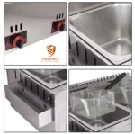 سرخ‌کن گازی رستورانی با شعله مستقیم