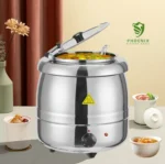 سوپ گرم‌کن برقی با بدنه براق استیل