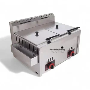 سرخ‌کن گازی دو لگن فونیکس مدل 6+6 لیتری