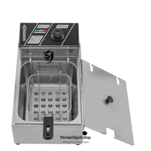 سرخ‌کن برقی صنعتی فونیکس مدل DF-66 | تک لگن ۶ لیتری