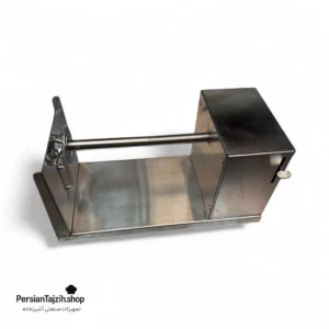 فر چیپس دستی استیل با دسته چرخان