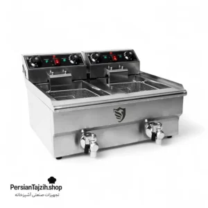 سرخ کن برقی دو لگن ۱۰+۱۰ لیتری فونیکس مدل FB-E2