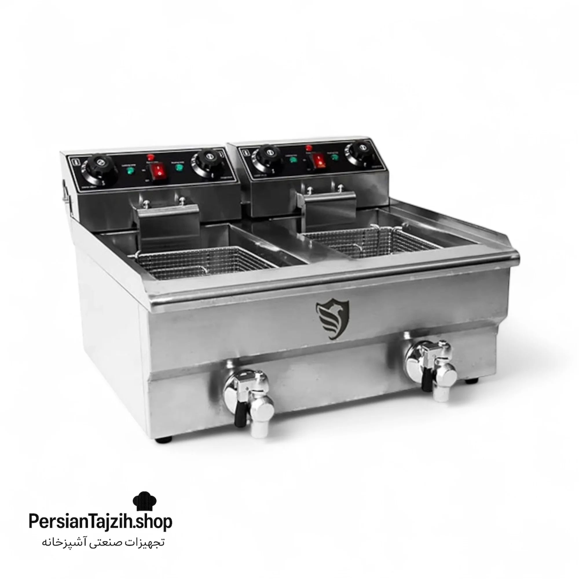 سرخ کن برقی دو لگن ۱۰+۱۰ لیتری فونیکس مدل FB-E2