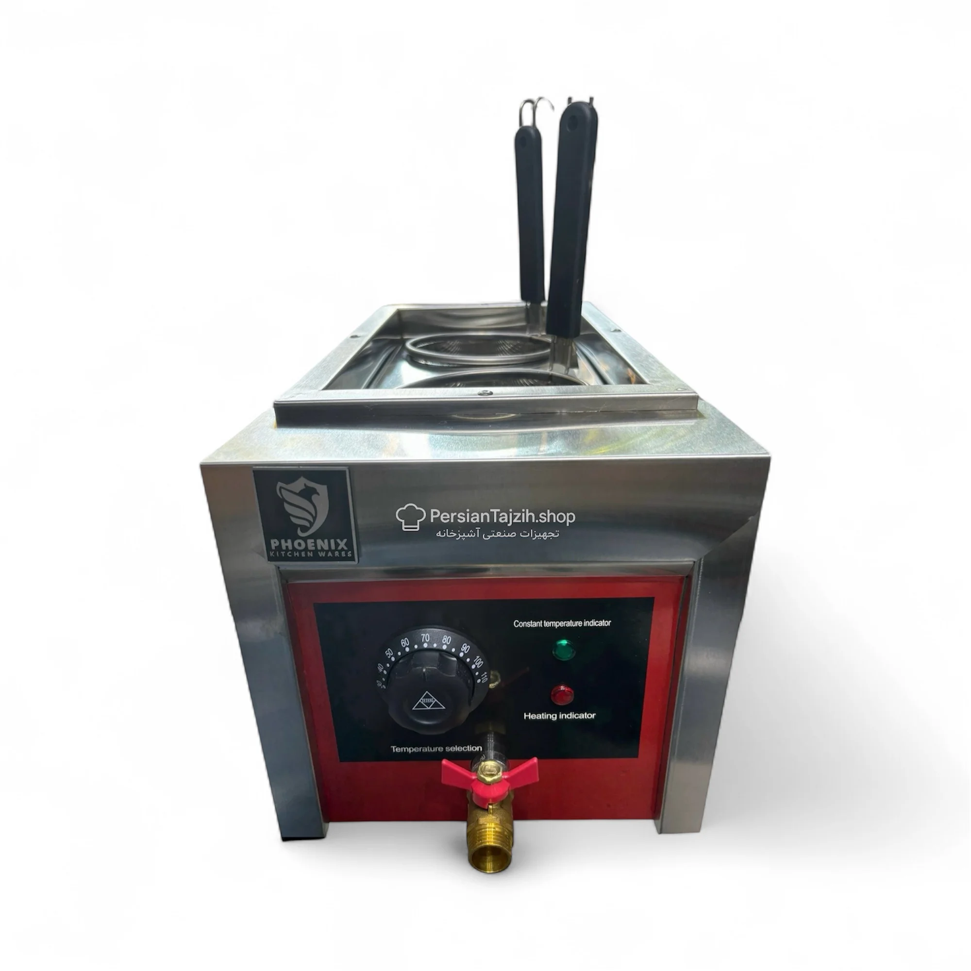 پاستا ساز صنعتی دو سبد فونیکس مدل PH-PN2