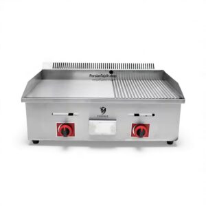 گریل ترکیبی صاف و خط‌دار