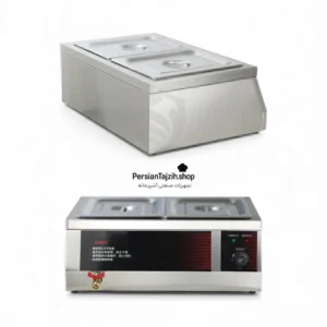 هات بن ماری دو لگن فونیکس PHOENIX بدنه استیل و تاپینگ دو لگنه