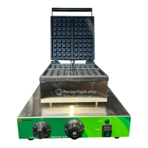 وافل ساز صنعتی بلژیکی اسمارت با صفحات چدنی نچسب